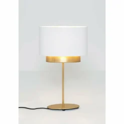 Lampes Dorées-Luminaires Holländer Lampe de table Holländer MATTIA OVAL Or, 1 lumière