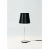 Lampes En Tissu-Luminaires Holländer Lampe de table Holländer MATTIA RUND Argenté, 1 lumière