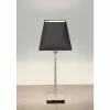 Lampes En Tissu-Luminaires Holländer Lampe de table Holländer MATTIA ECKIG Argenté, 1 lumière