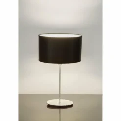Lampes En Tissu-Luminaires Holländer Lampe de table Holländer MATTIA OVAL Argenté, 1 lumière