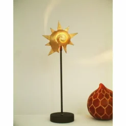 Lampes Dorées-Luminaires Holländer Lampe de table Holländer PICCOLA LUMACHE Brun doré, 1 lumière