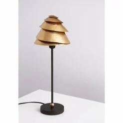 Lampes Dorées-Luminaires Holländer Lampe de table Holländer SNAIL ONE Brun doré, 1 lumière