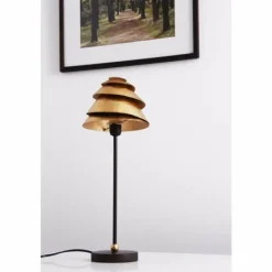 Lampes Dorées-Luminaires Holländer Lampe de table Holländer SNAIL ONE Brun doré, 1 lumière