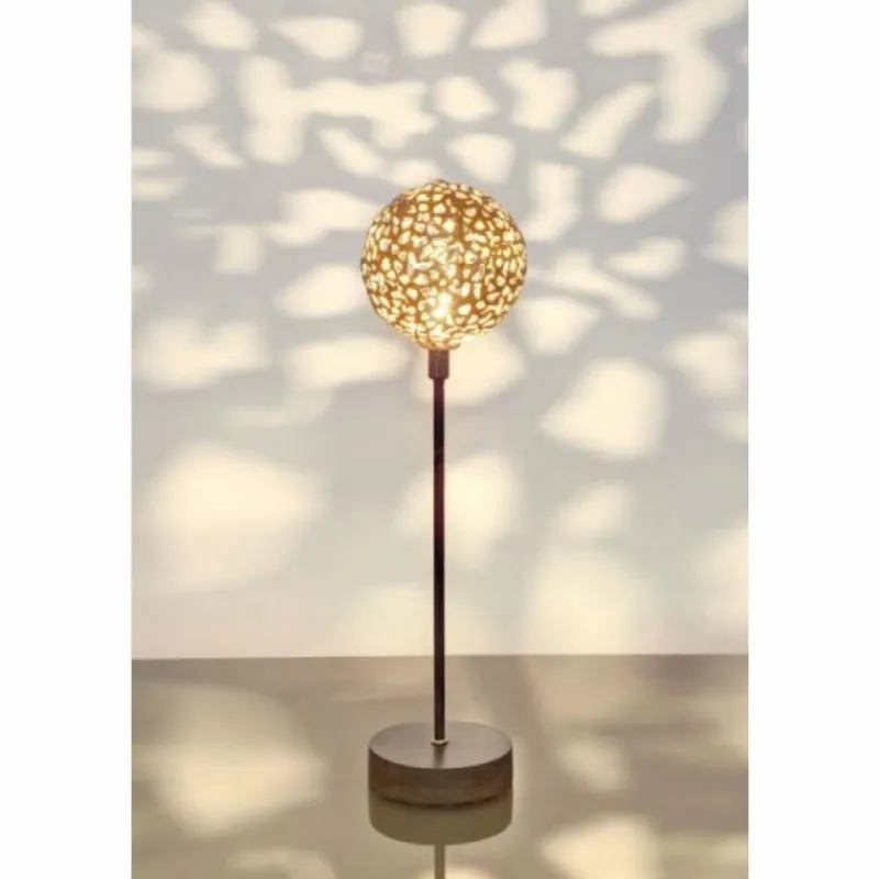 Lampes Dorées-Luminaires Holländer Lampe de table Holländer SFERA GRANDE Brun doré, 1 lumière