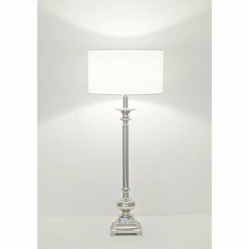 Luminaires Holländer Lampe de table Holländer TASSO Argenté, 1 lumière* Lampes À Poser