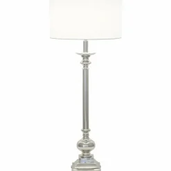 Luminaires Holländer Lampe de table Holländer TASSO Argenté, 1 lumière* Lampes À Poser