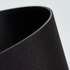 Lampes En Tissu-hofstein Lampe de table Huarate Noir, 1 lumière