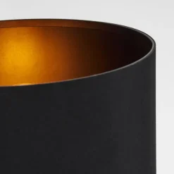 Lampes En Tissu-hofstein Lampe de table Huarate Noir, 1 lumière