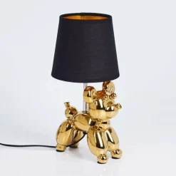 Lampes En Tissu-hofstein Lampe de table Inupal Or, 1 lumière