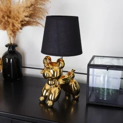 Lampes En Tissu-hofstein Lampe de table Inupal Or, 1 lumière