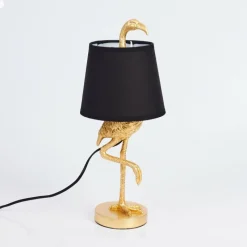 Lampes En Tissu-hofstein Lampe de table Janine Or, 1 lumière