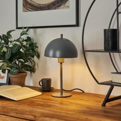 Luminaires Scandinaves-hofstein Lampe de table Kaitulai Gris, 1 lumière