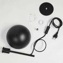 hofstein Lampe de table Kaitulai Noir, 1 lumière