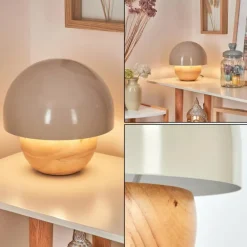 Luminaires Scandinaves-hofstein Lampe de table Kanchriech Écru, 1 lumière