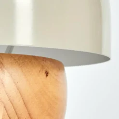 Luminaires Scandinaves-hofstein Lampe de table Kanchriech Écru, 1 lumière