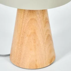 Luminaires Scandinaves-hofstein Lampe de table Kanchriech Écru, 1 lumière