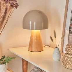 Luminaires Scandinaves-hofstein Lampe de table Kanchriech Écru, 1 lumière