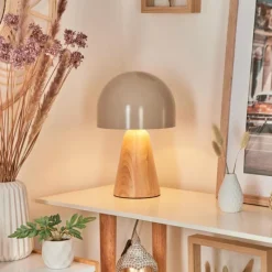 Luminaires Scandinaves-hofstein Lampe de table Kanchriech Écru, 1 lumière