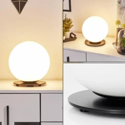 hofstein Lampe de table Karhia Noir, 1 lumière