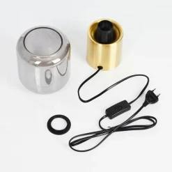 hofstein Lampe de table Keppoch Laiton, 1 lumière