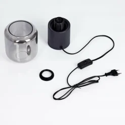 hofstein Lampe de table Keppoch Noir, 1 lumière