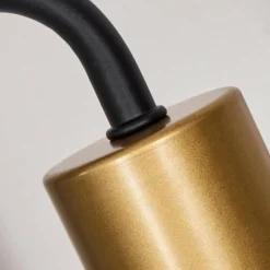 Lampes Vintages & Rétros-hofstein Lampe de table Krapeu Laiton, Noir, 1 lumière