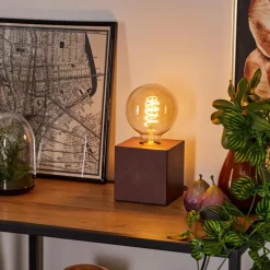 Lampes Vintages & Rétros-hofstein Lampe de table Lagradioule Rouille, 1 lumière