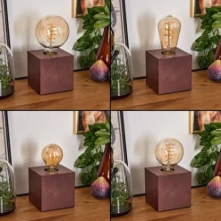 Lampes Vintages & Rétros-hofstein Lampe de table Lagradioule Rouille, 1 lumière