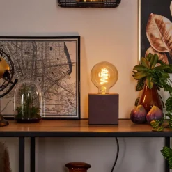 Lampes Vintages & Rétros-hofstein Lampe de table Lagradioule Rouille, 1 lumière