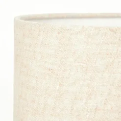 Lampes En Tissu-hofstein Lampe de table Lahnus Chrome, Noir, 1 lumière