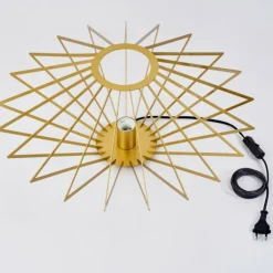 Lampes Industrielles-hofstein Lampe de table Larson Laiton, 1 lumière