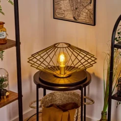 Lampes Industrielles-hofstein Lampe de table Larson Laiton, 1 lumière