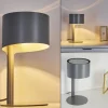 hofstein Lampe de table Launceston Gris, 1 lumière