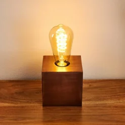 Lampes Vintages & Rétros-hofstein Lampe de table Lemele Cuivre, 1 lumière