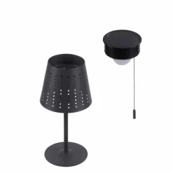 Luminaires Leuchten Direkt Lampe de table Leuchten-Direkt MANDY LED Anthracite, 1 lumière