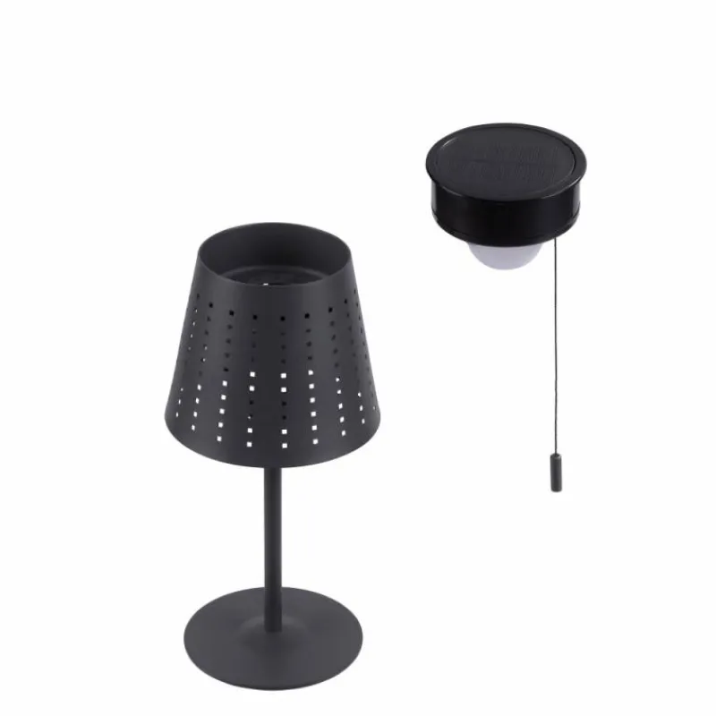 Luminaires Leuchten Direkt Lampe de table Leuchten-Direkt MANDY LED Anthracite, 1 lumière