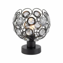 Luminaires Orientaux-Luminaires Leuchten Direkt Lampe de table Leuchten-Direkt BENJAMIN Noir, 1 lumière