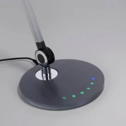 Luminaires Leuchten Direkt Lampe de table Leuchten-Direkt NIKLAS LED Noir, Argenté, 1 lumière* Éclairage Led