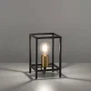 Luminaires Leuchten Direkt Lampe de table Leuchten-Direkt FABIO Laiton, Noir, 1 lumière* Lampes À Poser