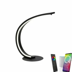 Paul Neuhaus Q-Serie Lampe de table Leuchten-Direkt Q-VITO LED Anthracite, 1 lumière, Télécommandes