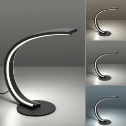 Paul Neuhaus Q-Serie Lampe de table Leuchten-Direkt Q-VITO LED Anthracite, 1 lumière, Télécommandes