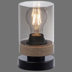 Suspension Verre Fumé-Luminaires Leuchten Direkt Lampe de table Leuchten-Direkt PASQUAL Noir, 1 lumière