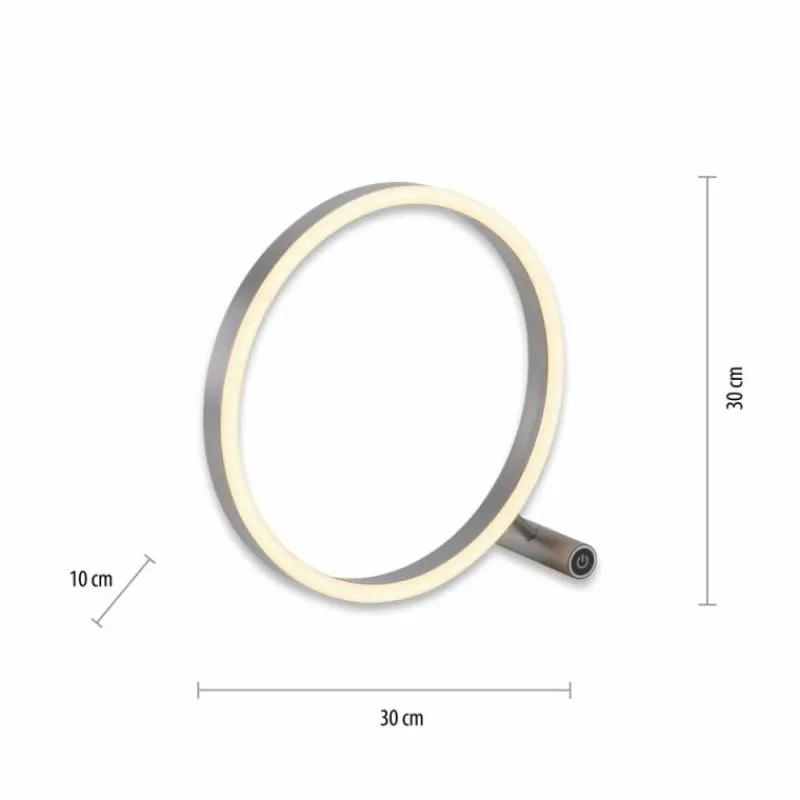 Luminaires Leuchten Direkt Lampe de table Leuchten-Direkt RITUS LED Aluminium, 1 lumière* Éclairage Led