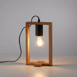 Lampes Vintages & Rétros-Luminaires Leuchten Direkt Lampe de table Leuchten-Direkt FRANKY Noir, 1 lumière