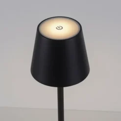 Luminaires Leuchten Direkt Lampe de table Leuchten-Direkt EURIA LED Noir, 1 lumière