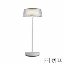 Luminaires Leuchten Direkt Lampe de table Leuchten-Direkt DORA LED Blanc, 1 lumière
