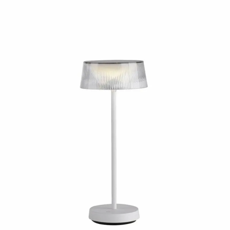 Luminaires Leuchten Direkt Lampe de table Leuchten-Direkt DORA LED Blanc, 1 lumière