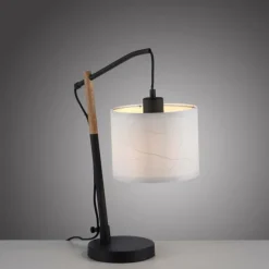 Luminaires Scandinaves-Luminaires Leuchten Direkt Lampe de table Leuchten-Direkt GREEN SOFIE Écru, Noir, 1 lumière