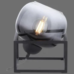 Suspension Verre Fumé-Luminaires Leuchten Direkt Lampe de table Leuchten-Direkt ZEA Noir, 1 lumière