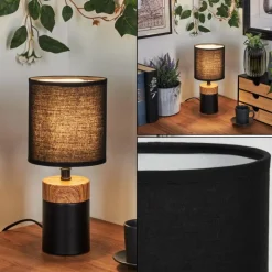 Lampes En Tissu-hofstein Lampe de table Lorrain Couleur bois, 1 lumière